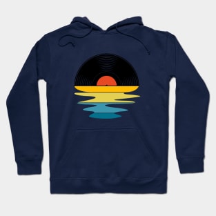 Vinyl and sunset Hoodie